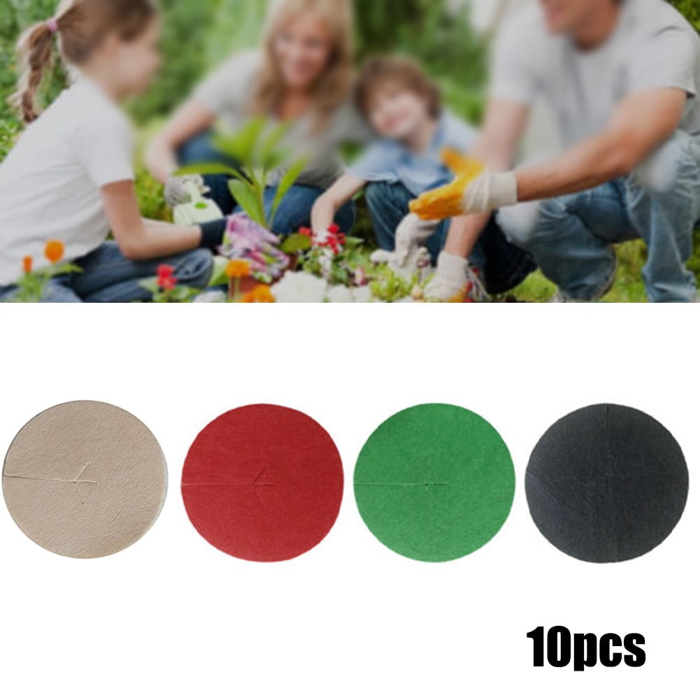 Arkzeo Degradable Non Woven Fabric Tree Mulch Ring Pack Of 10 Water Permeable Black