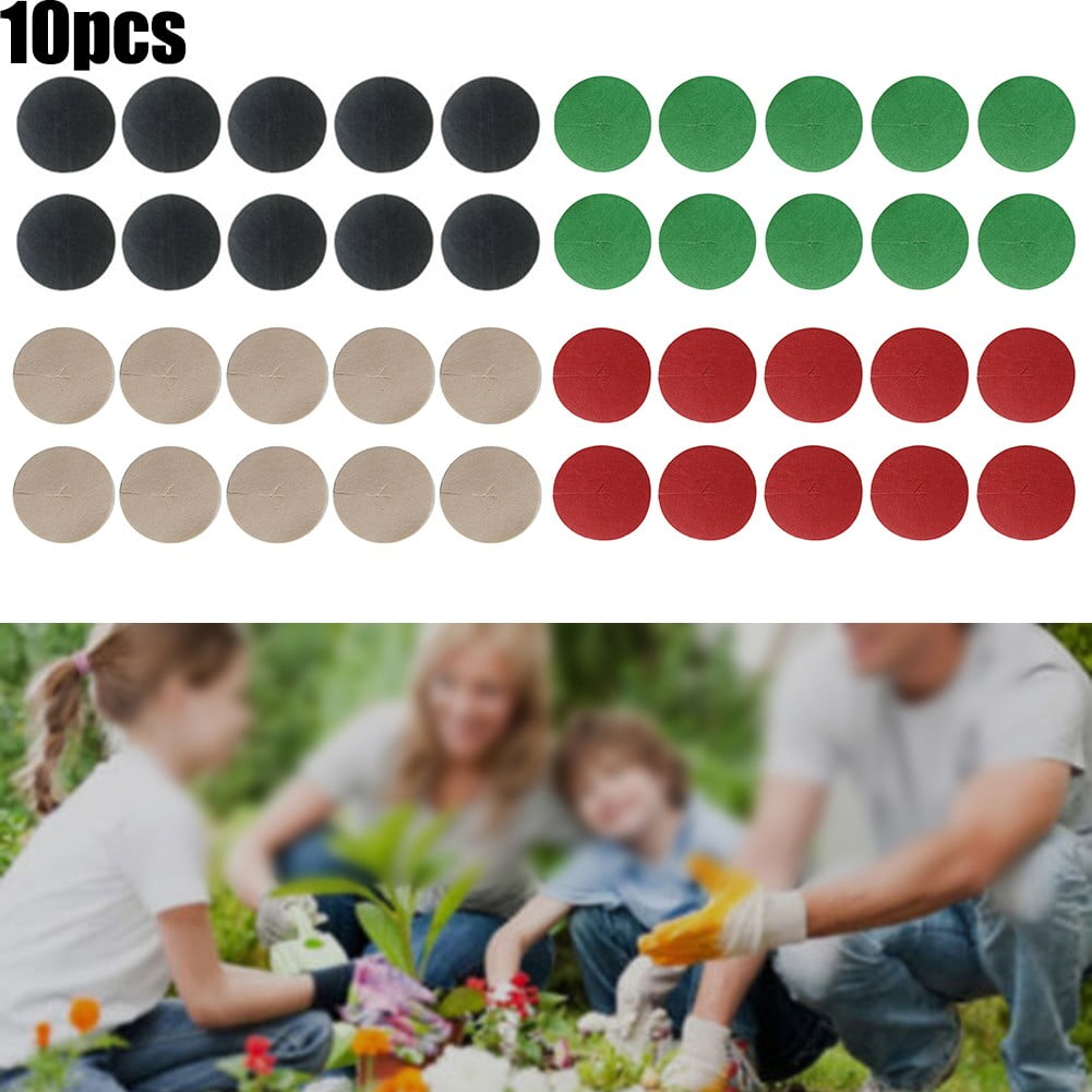 Arkzeo Degradable Non Woven Fabric Tree Mulch Ring Pack Of 10 Water Permeable Black