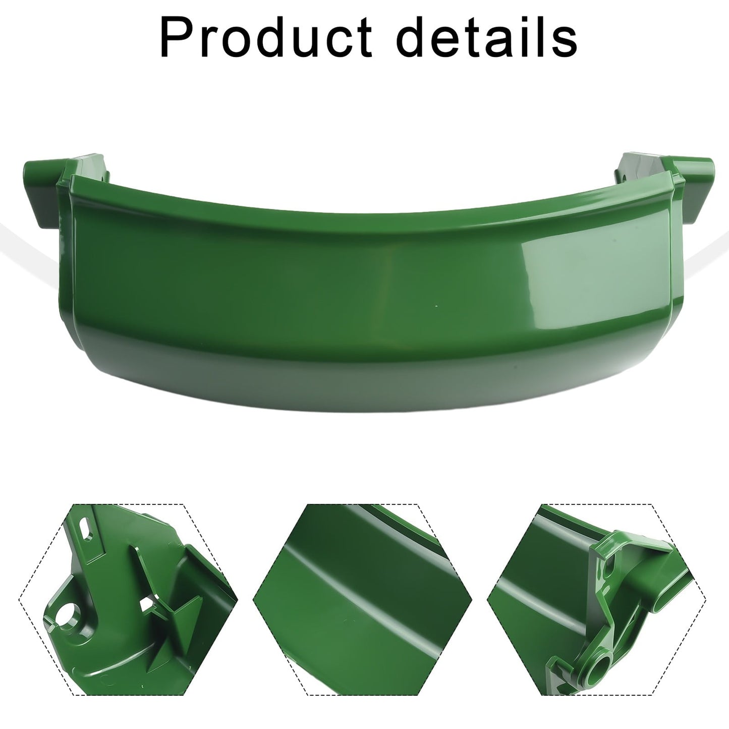 Tractor Front Bumper Upper Hood Kit for John Deere LT133 LT155 LT166 LT150 LT160 LT170 LT180 LT190 Green Plastic Replacement Part AM128998