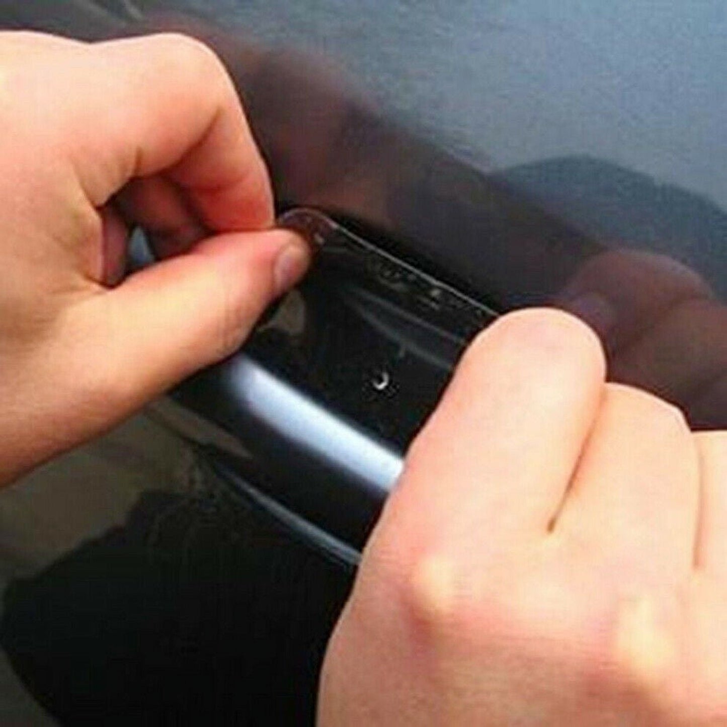 8pcs Invisible Clear Car Door Handle Paint Scratch Protector Guard Film Sheet