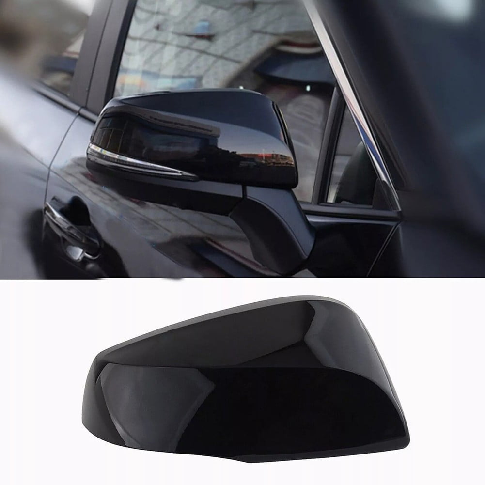 1pcs Passenger / Driver Side Rearview Mirror Cover Cap For Toyota for RAV4 20-23 Black-R Black-L