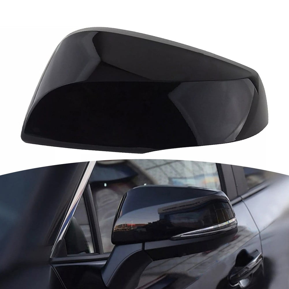 1pcs Passenger / Driver Side Rearview Mirror Cover Cap For Toyota for RAV4 20-23 Black-R