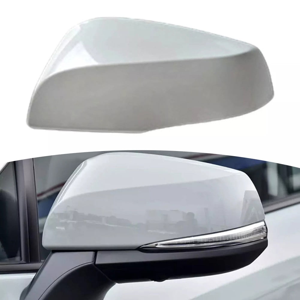 1pcs Passenger / Driver Side Rearview Mirror Cover Cap For Toyota for RAV4 20-23 Black-R