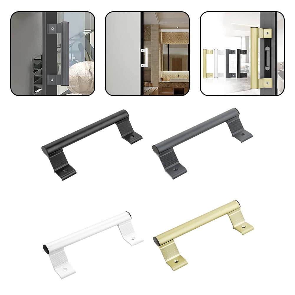 Aluminum Alloy Handle Balcony Sliding Door Handle Glass Door Sliding Door Handle White Smile Home Dark Gray