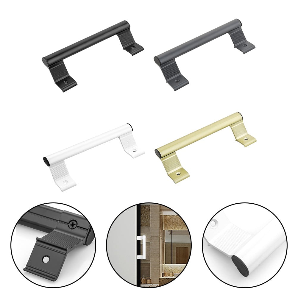 Aluminum Alloy Handle Balcony Sliding Door Handle Glass Door Sliding Door Handle White Smile Home White