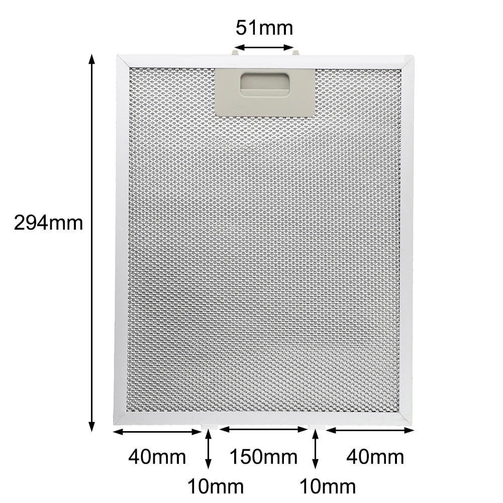 Cooker Hood Filter Mesh Range Hoods Vent Filters 294Mm X 250Mm Extractor Fan Smile Home