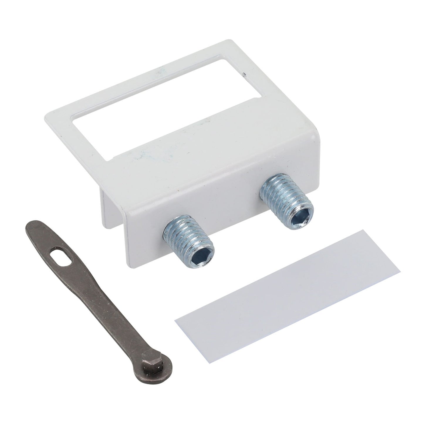 Sliding Security Glass Locks For Window With Keys Adjustable Iron Stoppers White Smile Home
