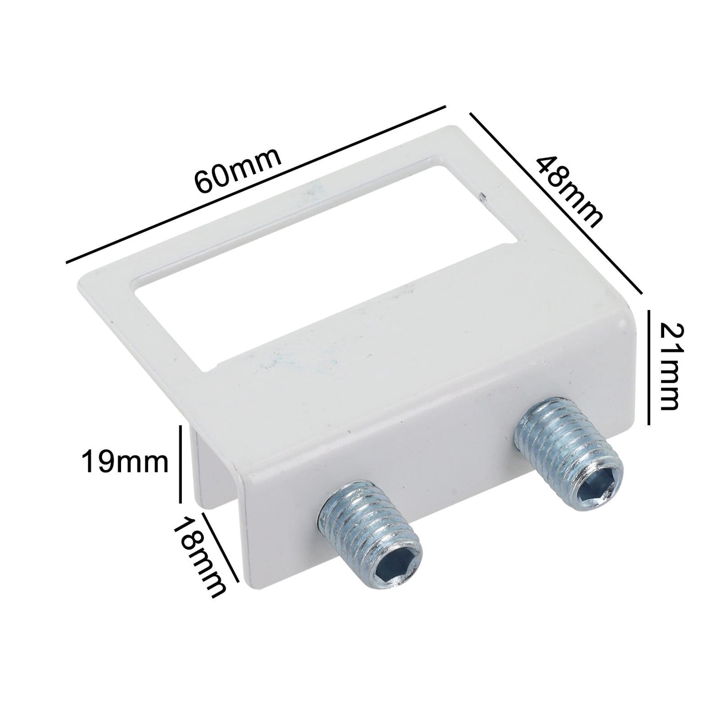 Sliding Security Glass Locks For Window With Keys Adjustable Iron Stoppers White Smile Home