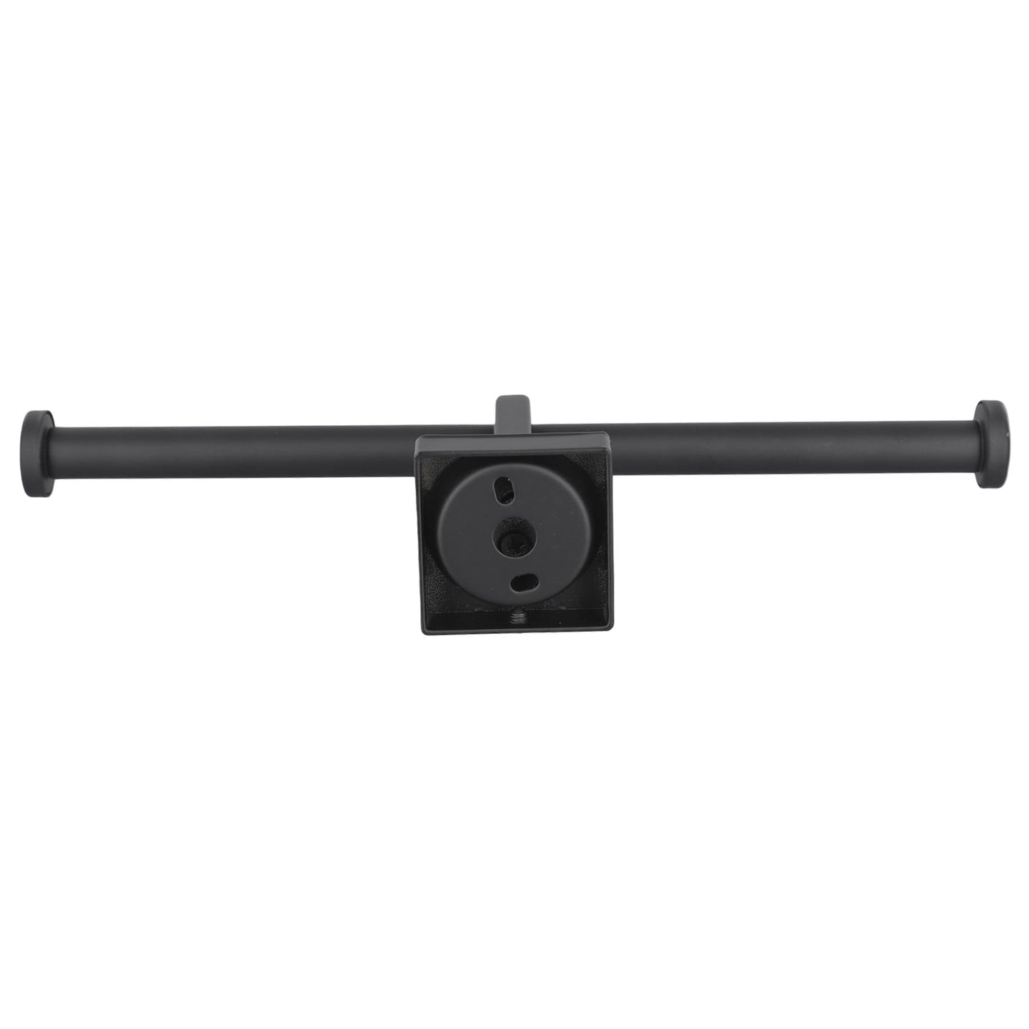 Stainless Steel Toilet Roll Holder Double Ring Toilet Paper Holder Wall Black Smile Home