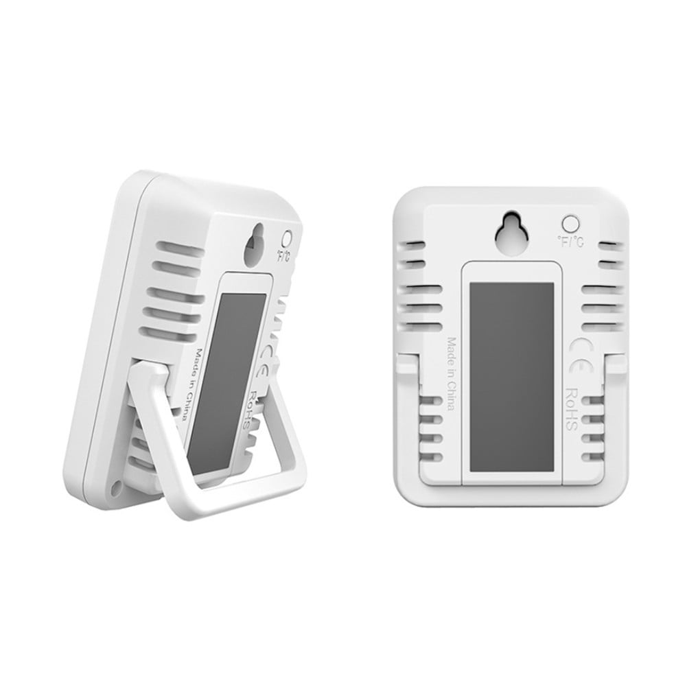 Digital Hygrometer Room Thermometer Indoor Electronic Temperature Humidity White Smile Home