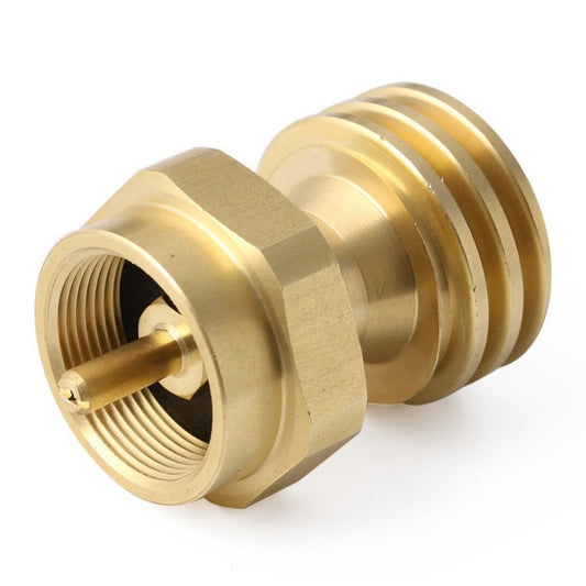 Solid Brass Steak Saver Propane Tank Adapter 1lb to 20lb Grill Bottle Converter Smile Home