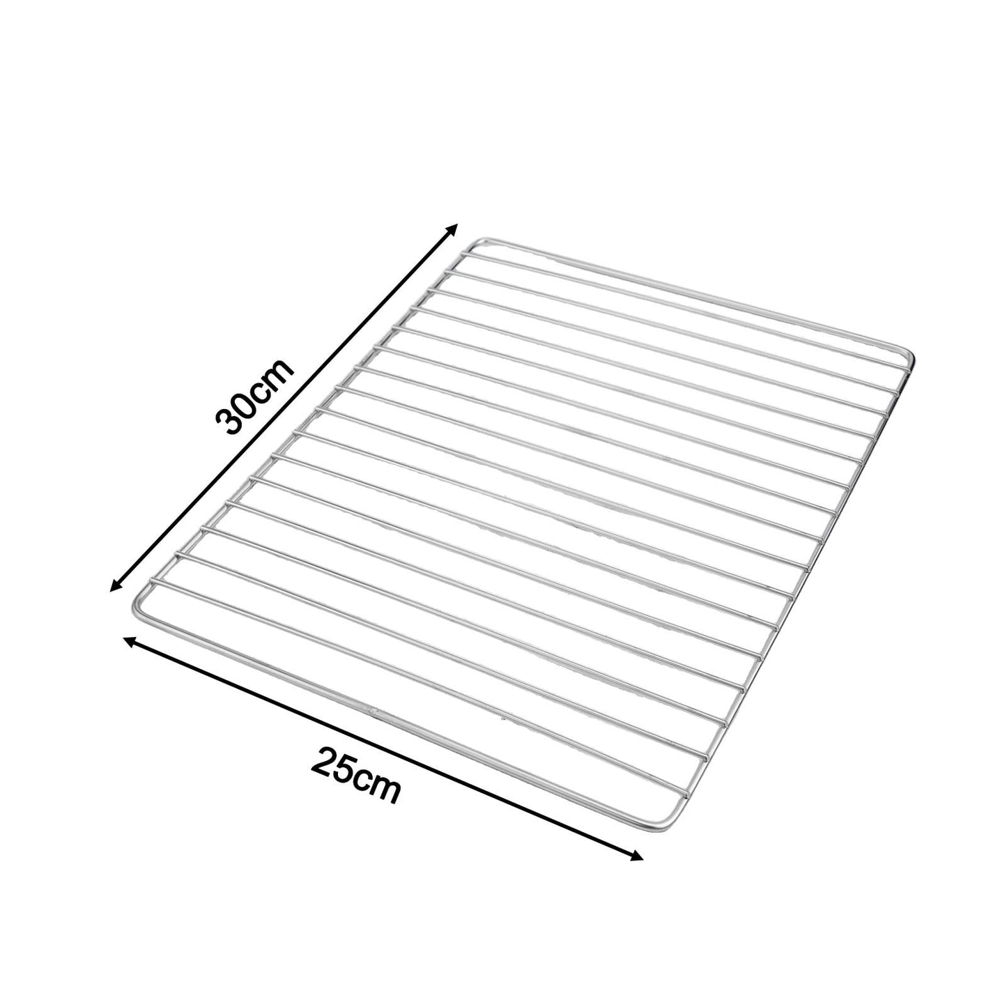 BBQ Grill Stainless Steel Mesh,Suitable for Camping BBQ (2 Size) Bar 30*25 Smile Home Bar 30*25