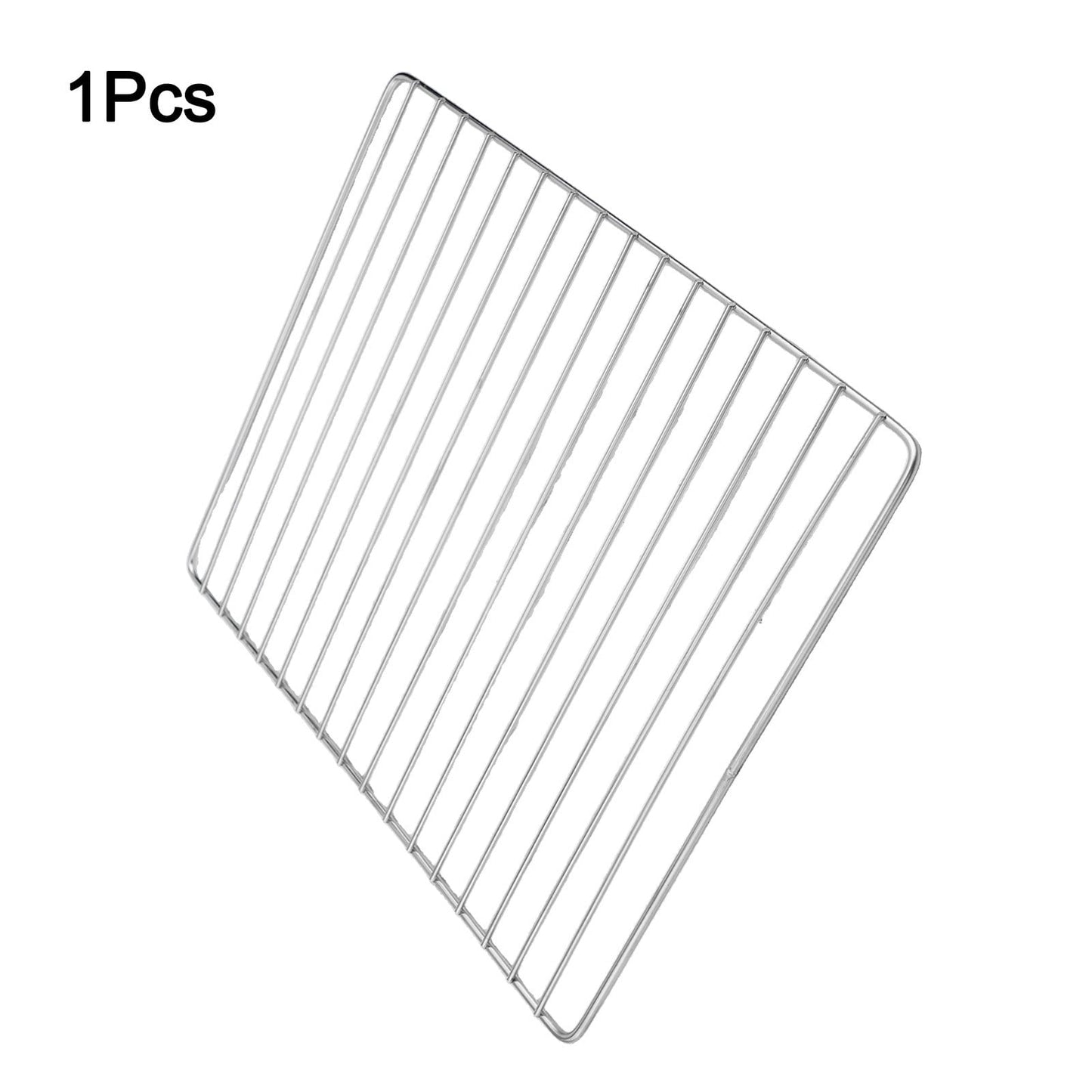 BBQ Grill Stainless Steel Mesh,Suitable for Camping BBQ (2 Size) Bar 30*25 Smile Home Bar 30*25