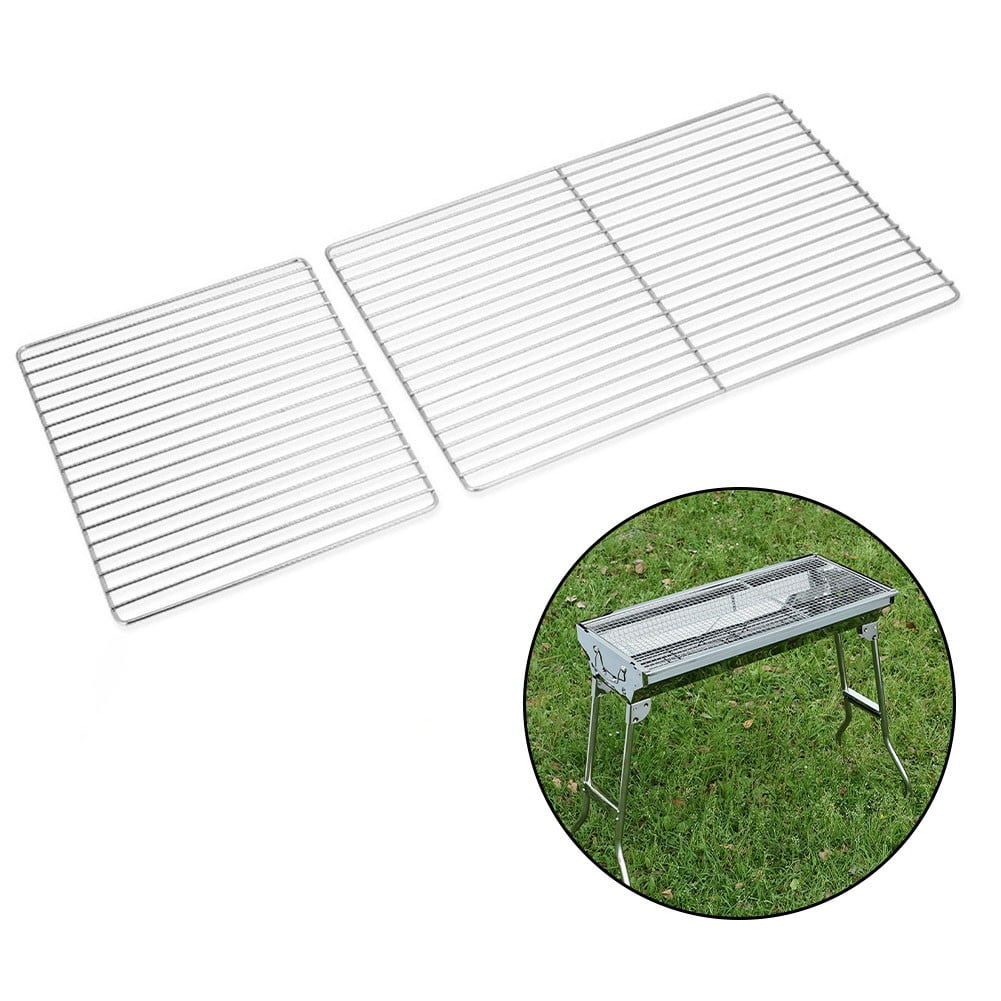 BBQ Grill Stainless Steel Mesh,Suitable for Camping BBQ (2 Size) Bar 30*25 Smile Home Bar 30*45