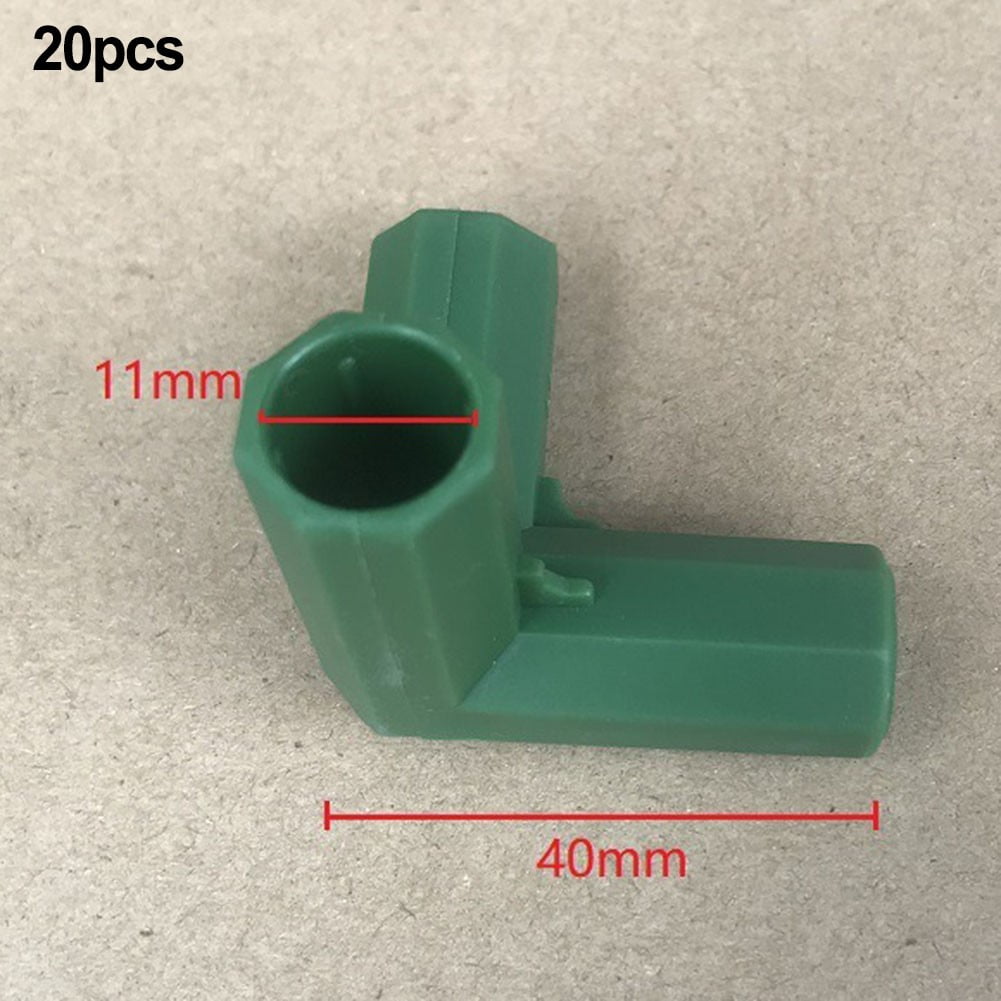 11mm Gardening Frame Connectors - Heavy Duty Greenhouse Support & Frame! Mix Smile Home A