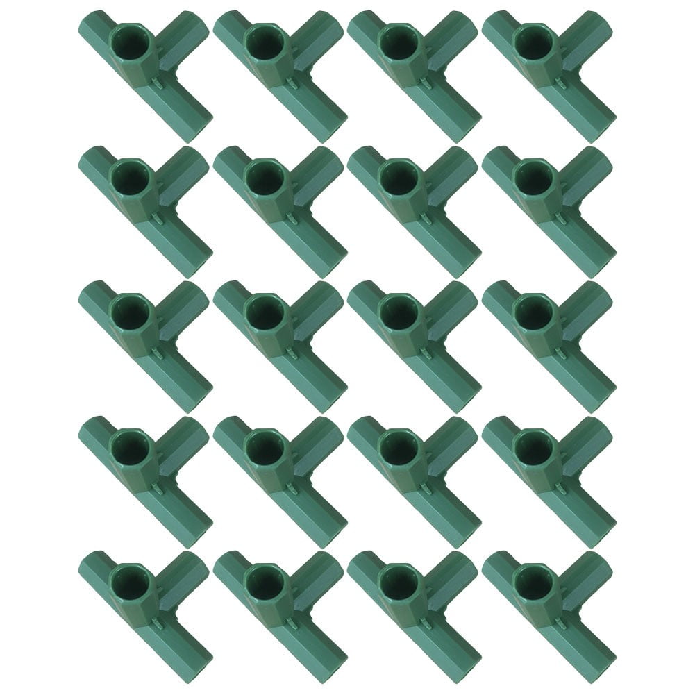 11mm Gardening Frame Connectors - Heavy Duty Greenhouse Support & Frame! Mix Smile Home B