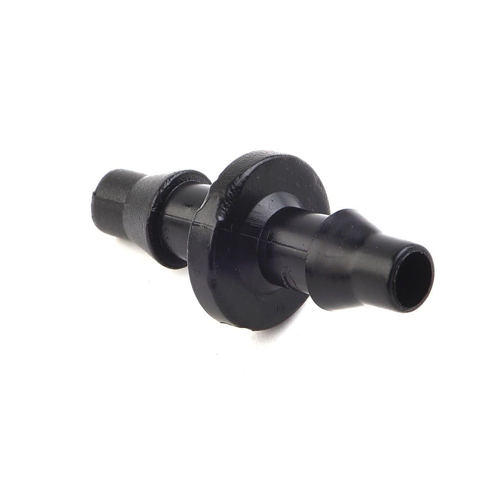 New 100Pc 1/4 Barbed Connector Double Way For 4/7Mm Garden Drip Irrigation Hose Smile Home