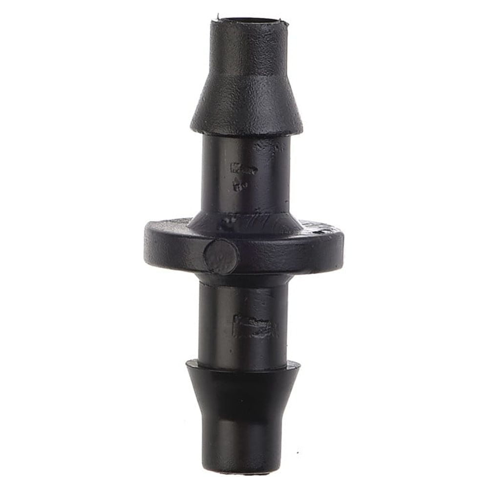 New 100Pc 1/4 Barbed Connector Double Way For 4/7Mm Garden Drip Irrigation Hose Smile Home