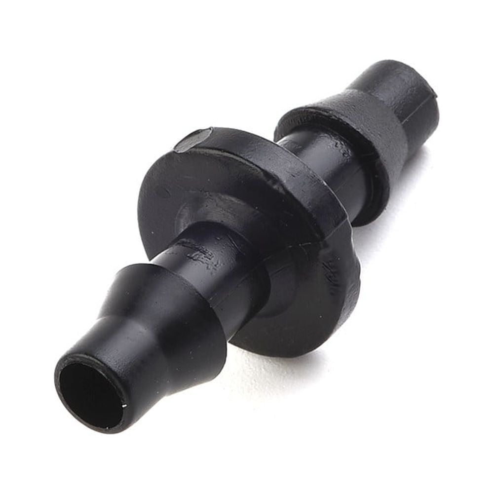 New 100Pc 1/4 Barbed Connector Double Way For 4/7Mm Garden Drip Irrigation Hose Smile Home