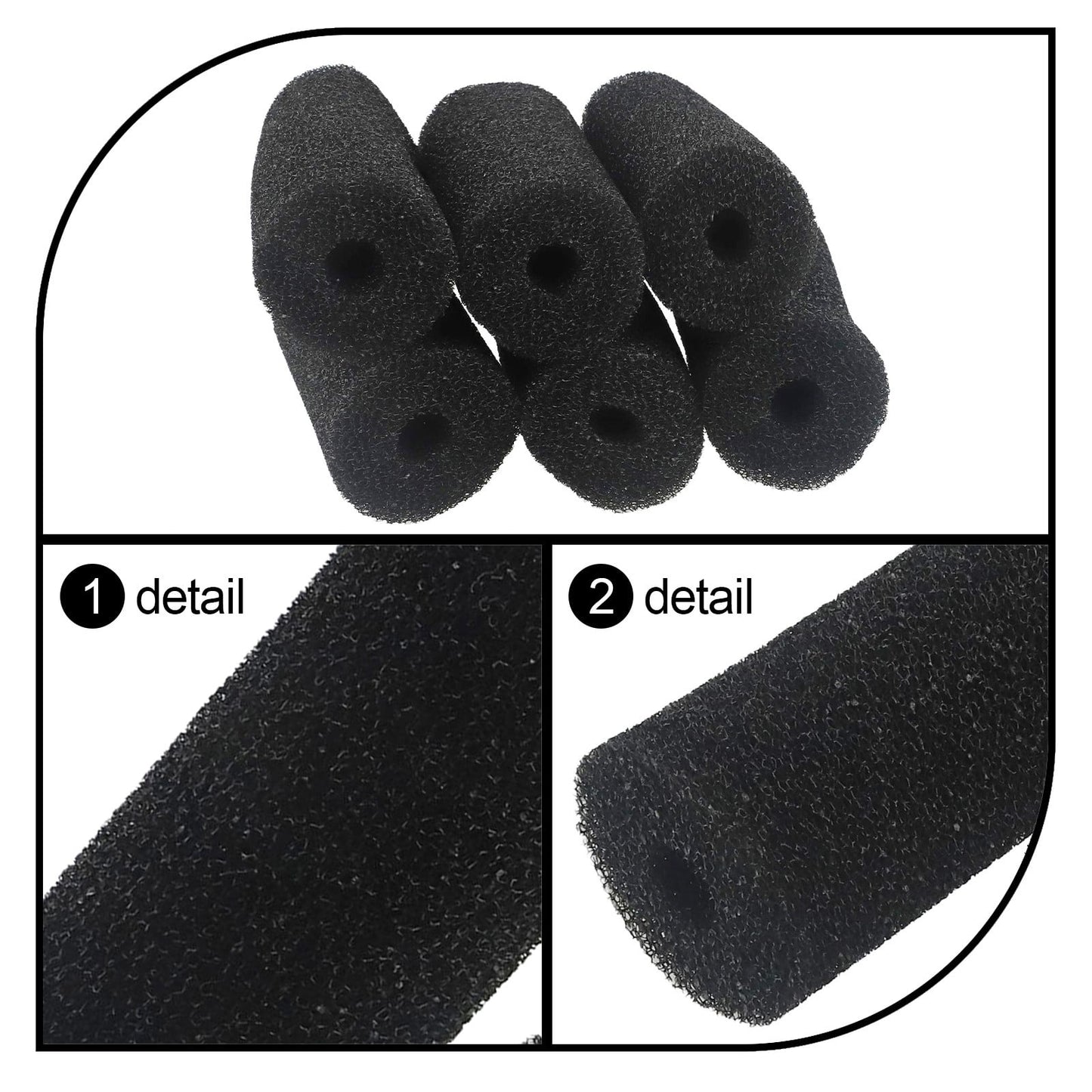 6 Pack Pre-Filter Sponge Roll for Beckett Pond G FR DP Pump 7209410 7137710 Replacement Smile Home