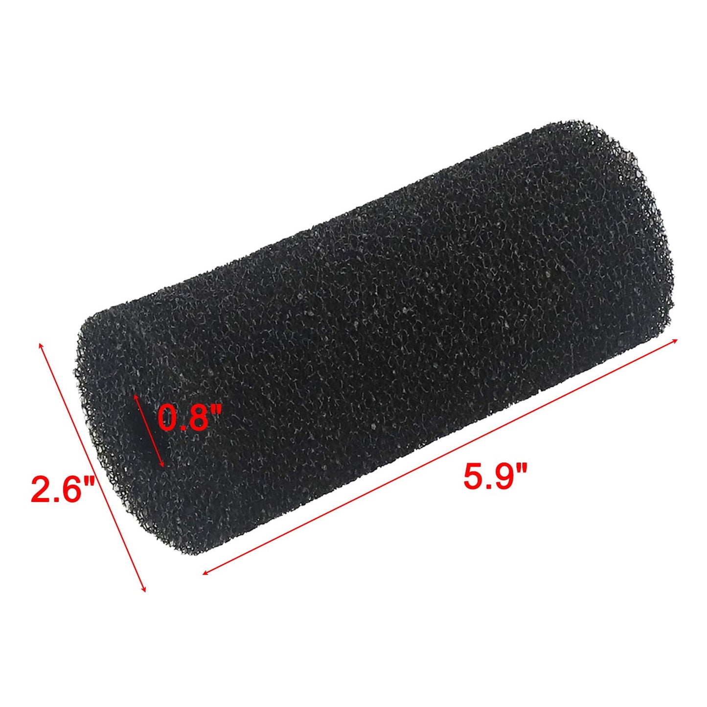 6 Pack Pre-Filter Sponge Roll for Beckett Pond G FR DP Pump 7209410 7137710 Replacement Smile Home