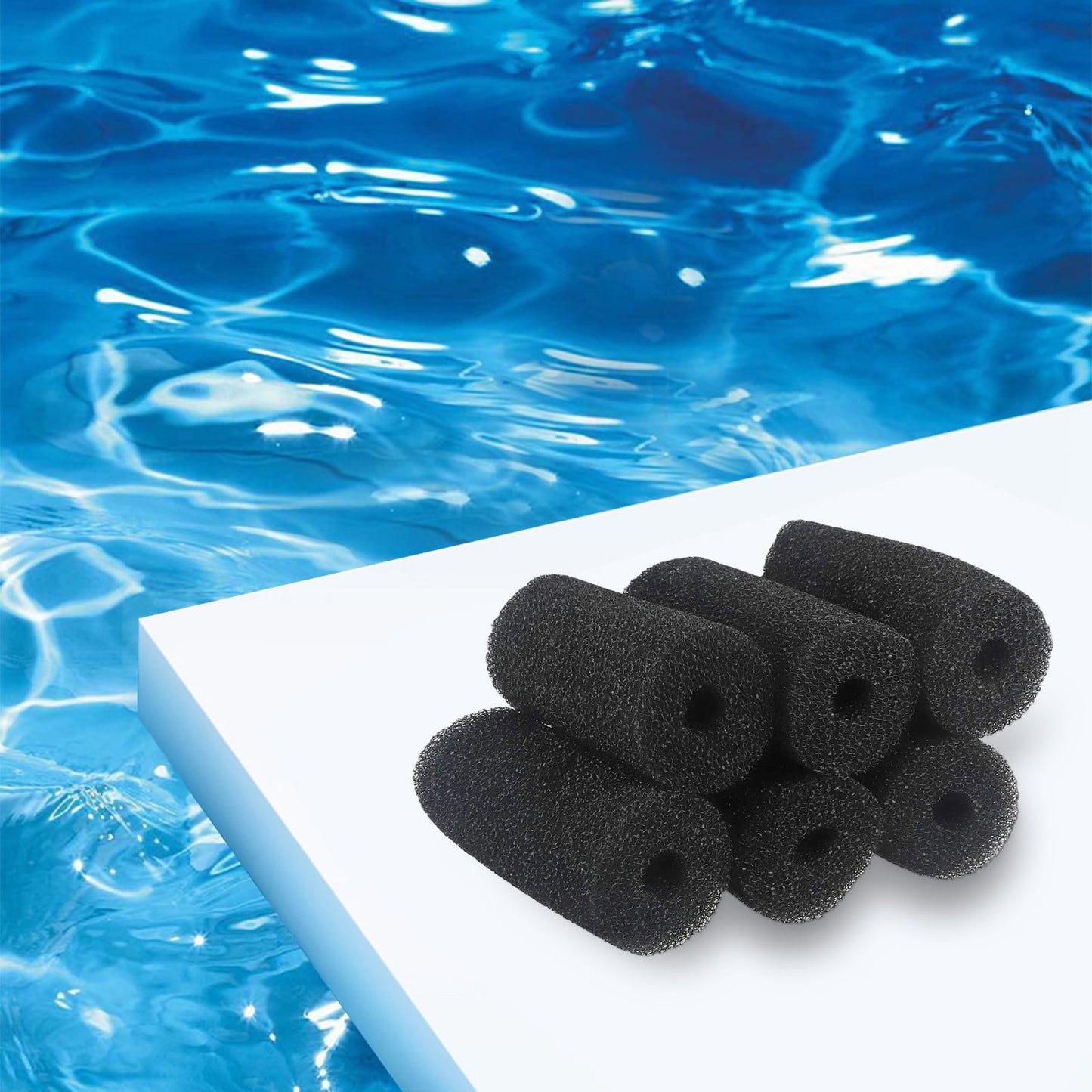 6 Pack Pre-Filter Sponge Roll for Beckett Pond G FR DP Pump 7209410 7137710 Replacement Smile Home