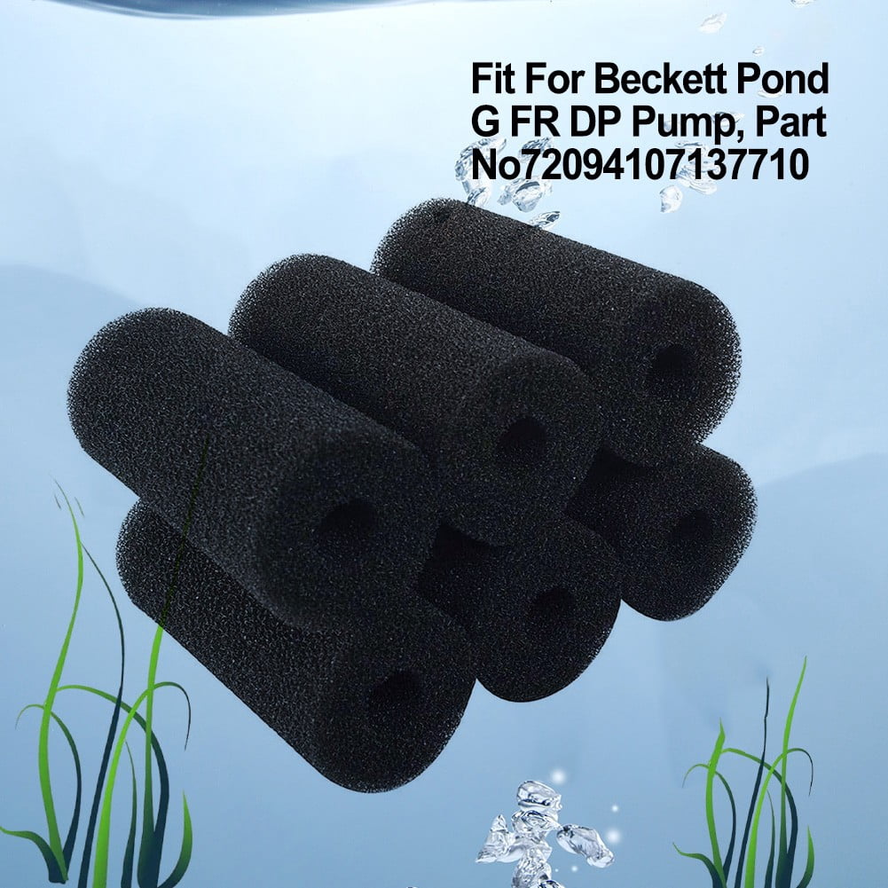 6 Pack Pre-Filter Sponge Roll for Beckett Pond G FR DP Pump 7209410 7137710 Replacement Smile Home