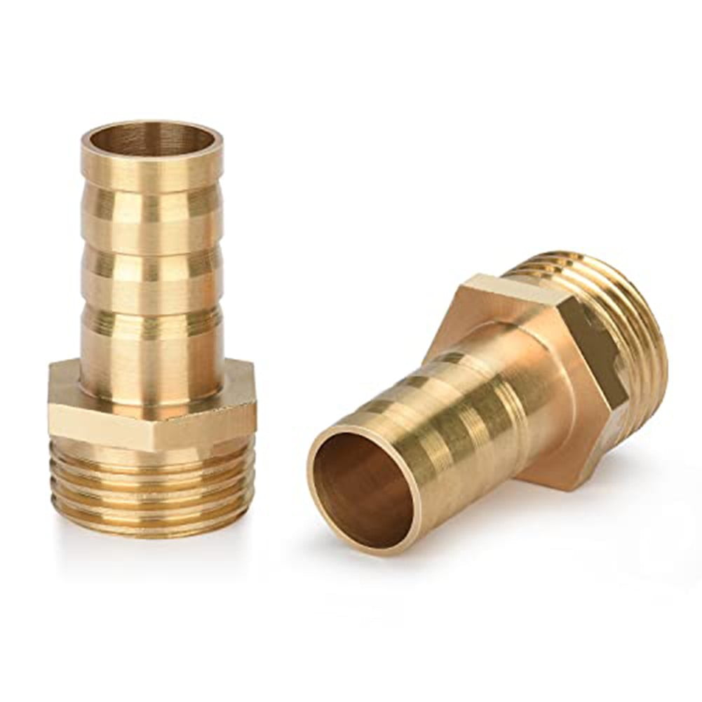 Brass Hose Connector Adapter Screw Connection 1/2" Nozzle (6mm-16mm) 2 pcs 10Mm 1/2\'\' Smile Home