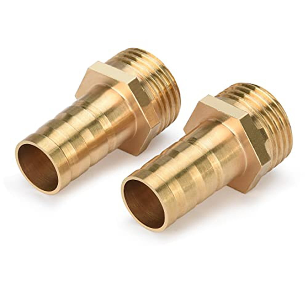 Brass Hose Connector Adapter Screw Connection 1/2" Nozzle (6mm-16mm) 2 pcs 10Mm 1/2\'\' Smile Home