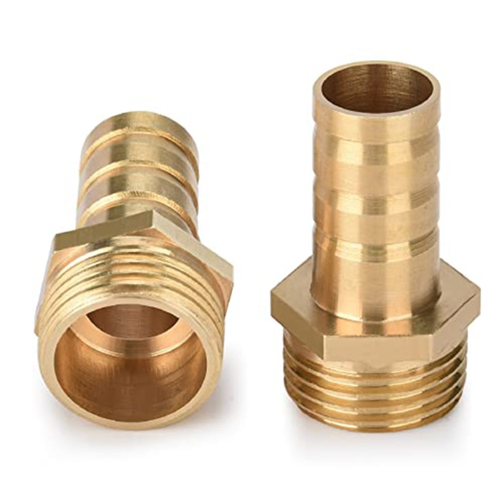 Brass Hose Connector Adapter Screw Connection 1/2" Nozzle (6mm-16mm) 2 pcs 10Mm 1/2\'\' Smile Home