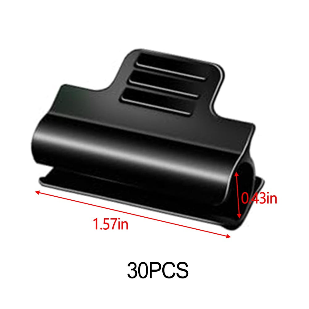 30pcs Greenhouse Pipe Clamps Garden Hoop Raised Bed Plant Clip Row Cover Support Smile Home