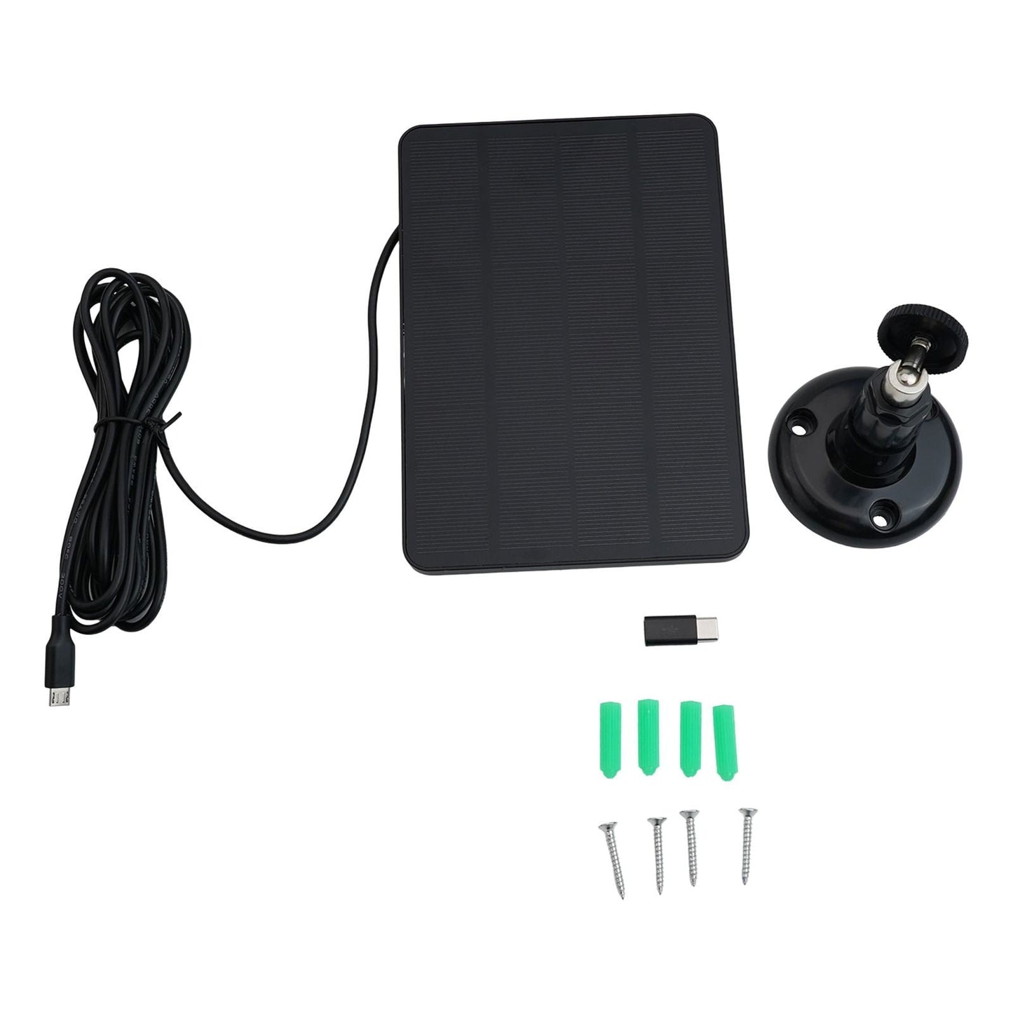 Solar Panel for Blink Camera: 4W Outdoor Solar Charger with 9.84ft Cable! C Black Smile Home C Black
