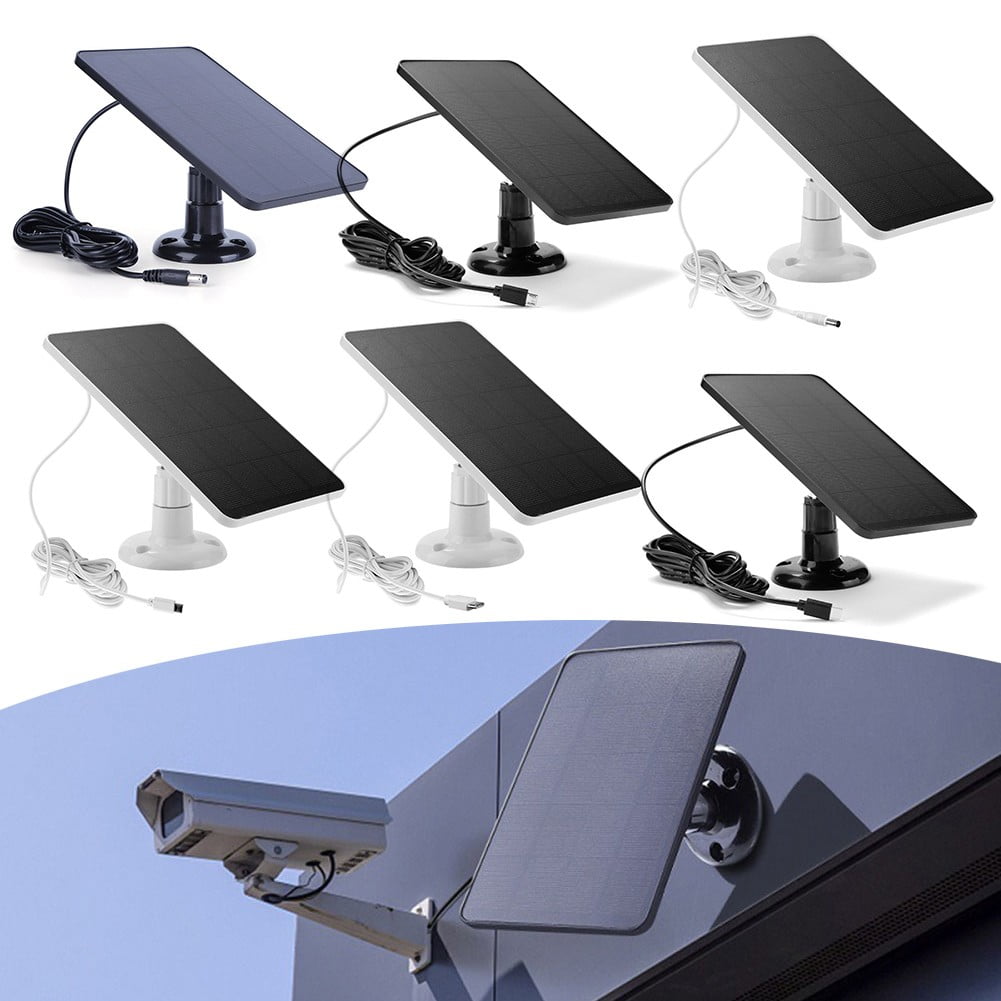 Solar Panel for Blink Camera: 4W Outdoor Solar Charger with 9.84ft Cable! C Black Smile Home C Black