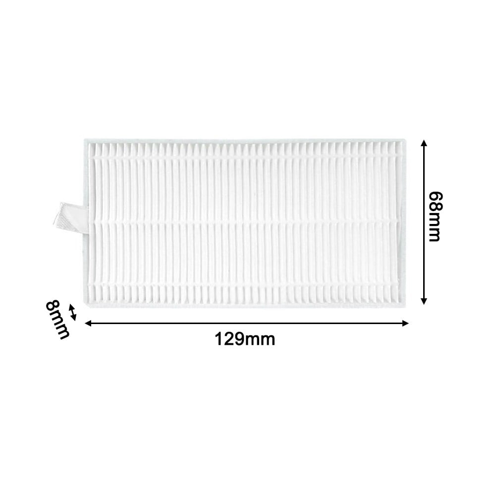 Ecovacs Y1 Pro Robot Vacuum Cleaner Replacement Parts Kit With 4 Filters 5 Mop Cloths 8 Side Brushes For Yeedi Y1 Pro Accessories A