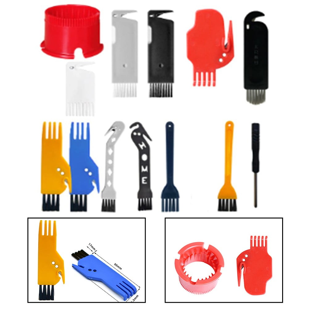 Robot Vacuum Cleaner Brush Set 3Pcs Replacement Accessories For Xiaomi Conga Ecovacs Deebot Eufy Cleaning Tools Black Red Blue Yellow White A4