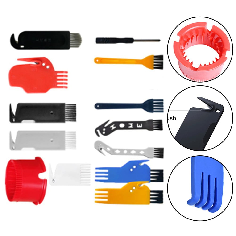 Robot Vacuum Cleaner Brush Set 3Pcs Replacement Accessories For Xiaomi Conga Ecovacs Deebot Eufy Cleaning Tools Black Red Blue Yellow White A4