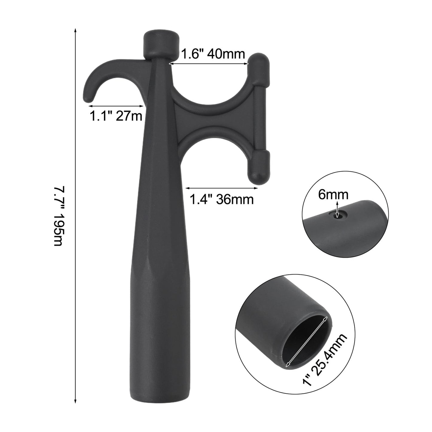 Nylon Boat Hook Extension Rod Hook Anti-Rust Boat Hook For Mooring Yacht Kayak