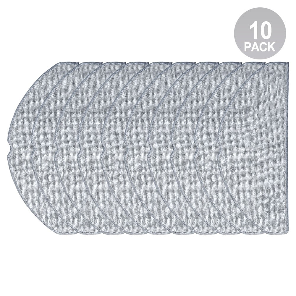 For Miwhole M9 Lite Robot Vacuum Cleaner Replacement Mopping Cloth 10 Pack