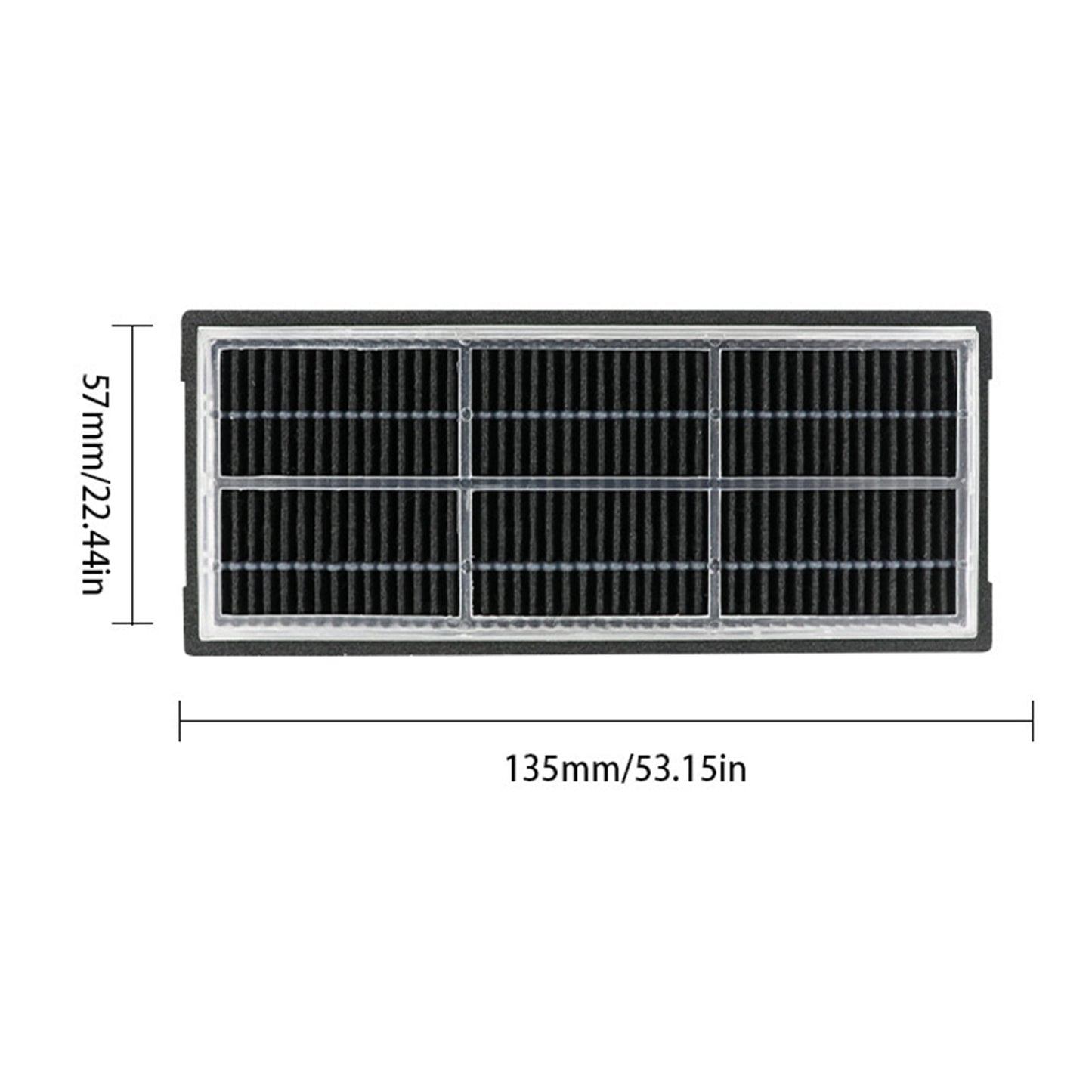 2Pcs Hepa Filter For T7S/S7/G10S /G10S/S8 Replacement Vacuum Sweeper Washable Filter Filter Part