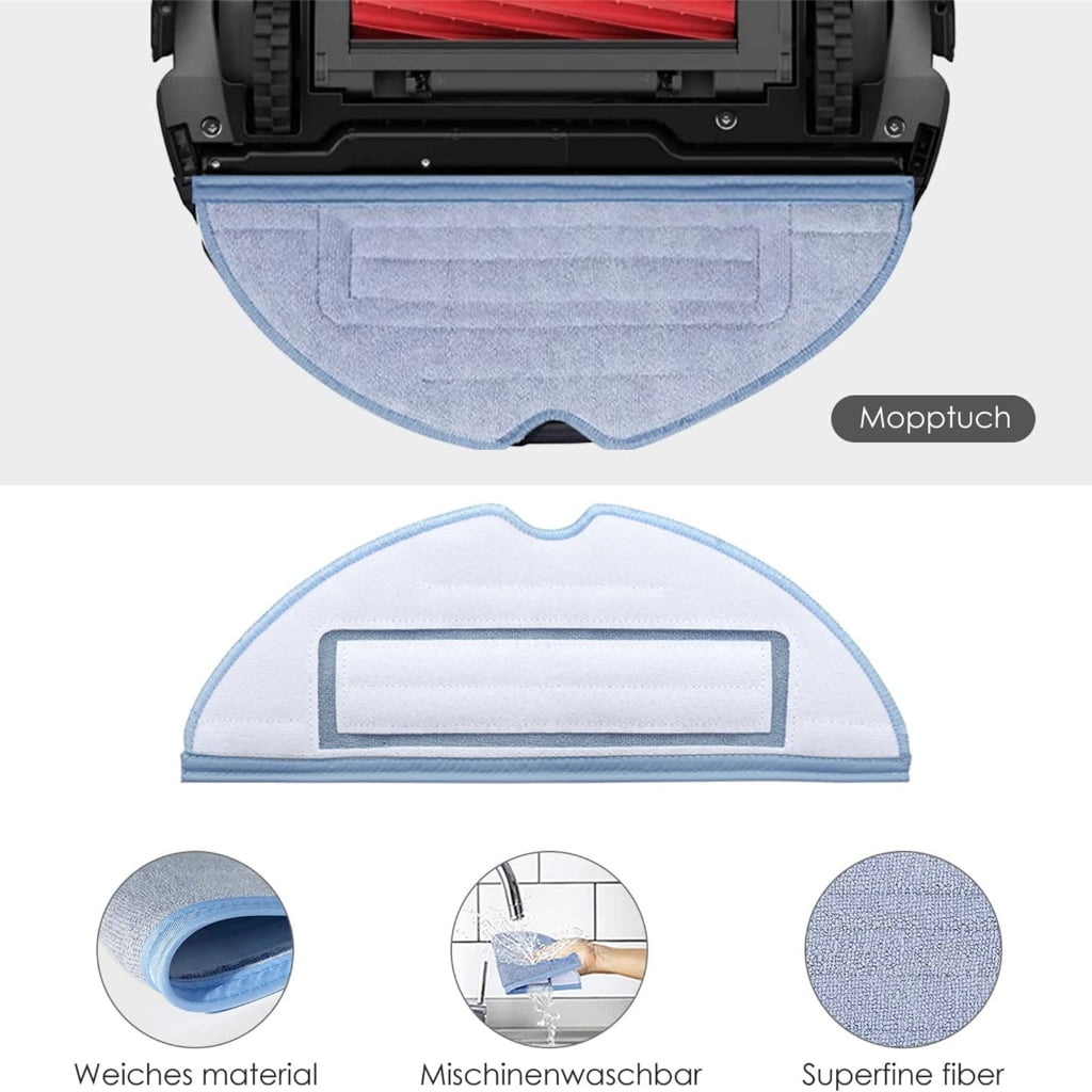 Yammee Plastic Robot Vacuum Cleaner Accessories Robot Replacement Sweeper Tools Mop Pad Replacement Part for Roborock S7 T7s