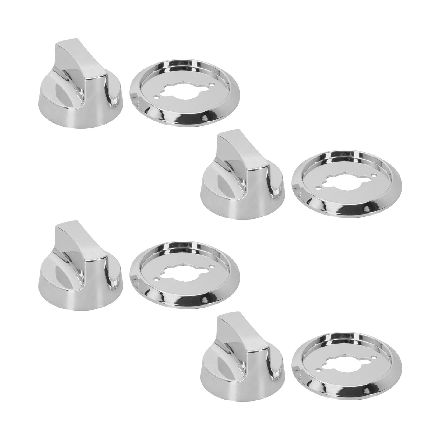 PASILI Kitchen Upgrade Electroplating Knob Accessories Easy Install Grill Knobs Grill Accessories Compatible With Gas Grills With base