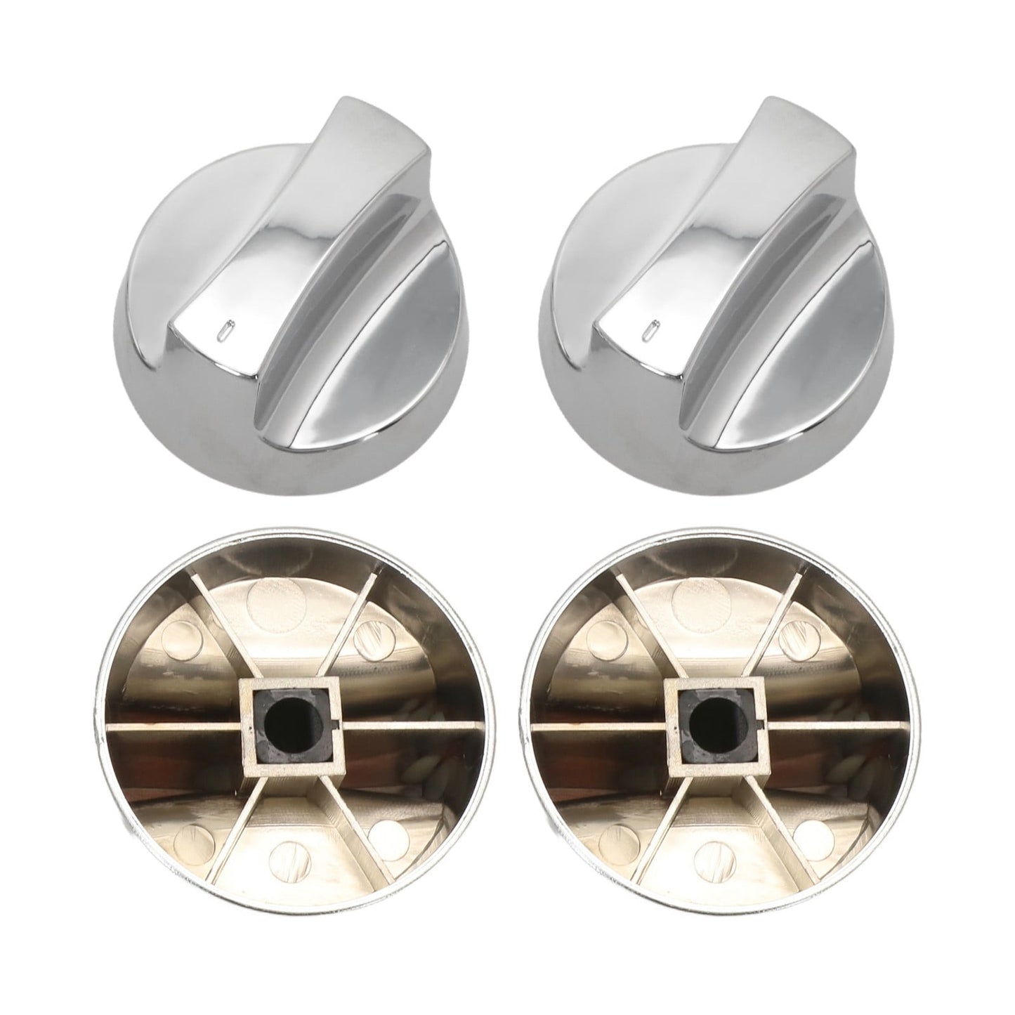 PASILI Kitchen Upgrade Electroplating Knob Accessories Easy Install Grill Knobs Grill Accessories Compatible With Gas Grills Without base