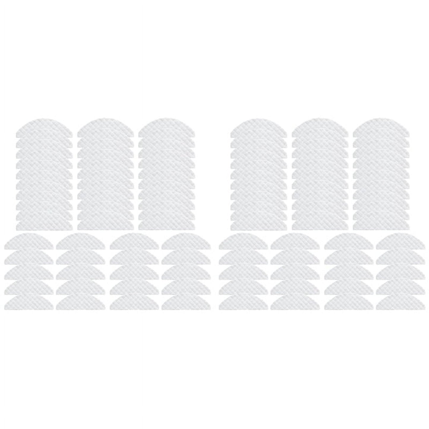 100Pcs Mops Cloths Disposable Wipes Parts Accessories for EVE Plus Robot Cleaner Sweeper,100 x Disposable mop cloth,White