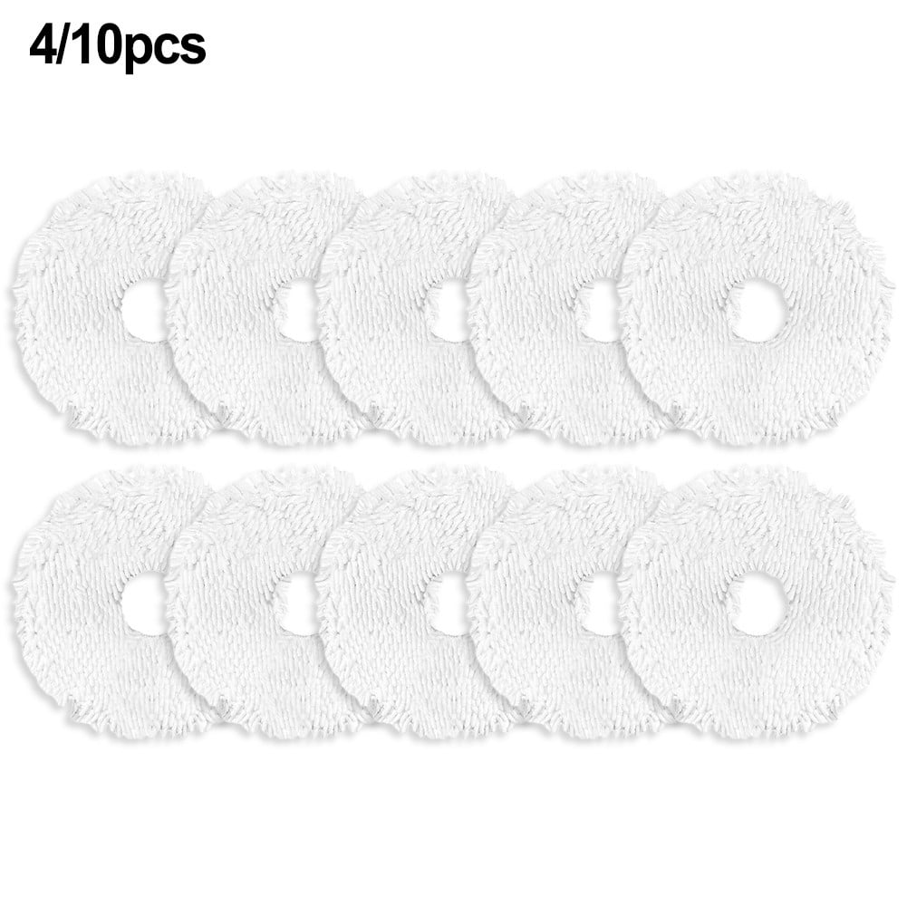 4/10 Packs Mop Cloth Kits For Midea V12 Vacuum Cleaner Replacement Spare Parts Accessories Mop Cloth Rags Sweeper Cleaning Tools 10 PACK