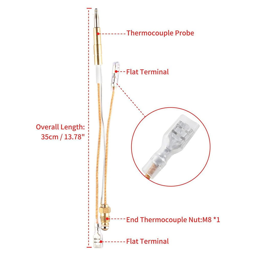Outdoor Patio Heater Thermal Coupler for Propane powered Outdoor Indoor Heating 3pcs 1pc