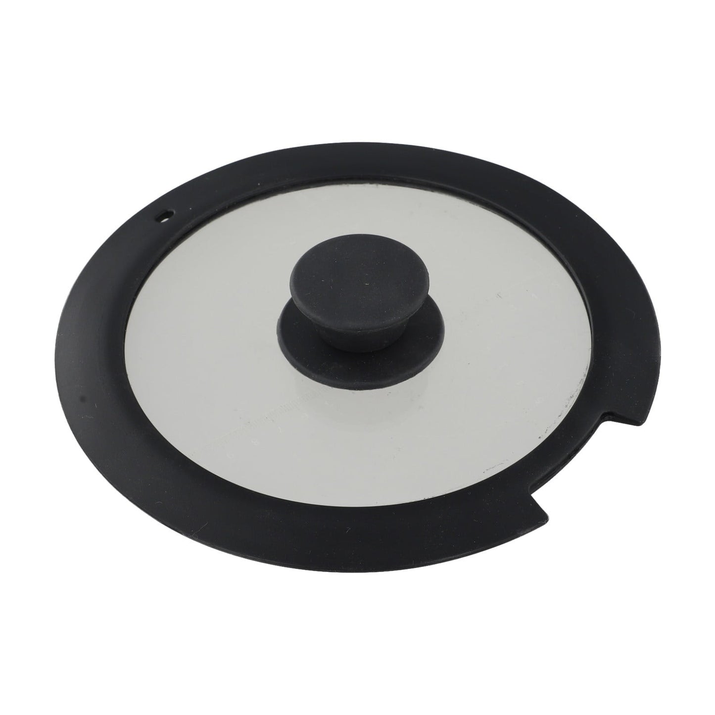 Sleek Black White Silicone Lids Available in Size Range of 18cm to 26cm B 20CM A 20CM