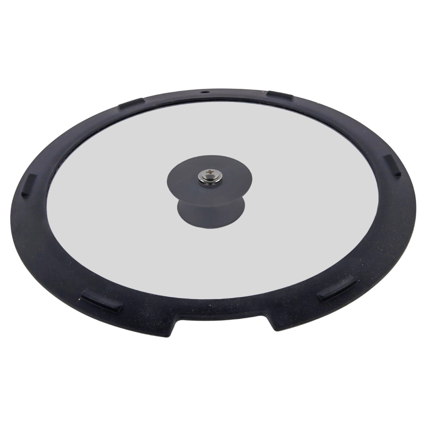 Sleek Black White Silicone Lids Available in Size Range of 18cm to 26cm B 20CM A 26CM