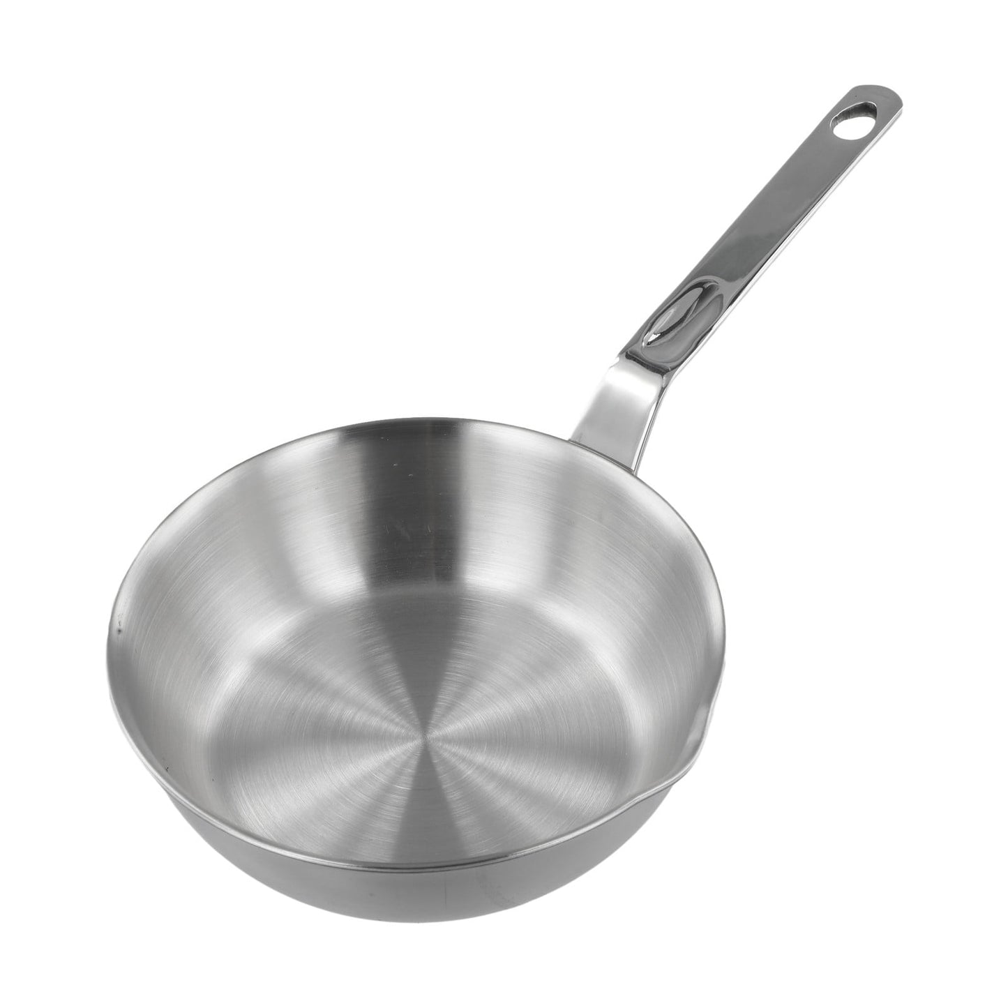 Compact Stainless Steel Sauce Pan Mini Egg Skillet for Easy Cooking and Pouring Suitable for Gas and Induction Stoves S M