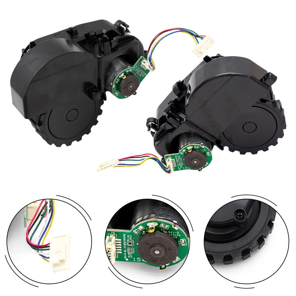 For Bluebot Xtreme Bpk-Vcbb1Xte Main Wheel Self-Emptying For Hardwood Floor Replacement Wheel Parts Robot Sweeper Parts Drive LEFT+RIGHT