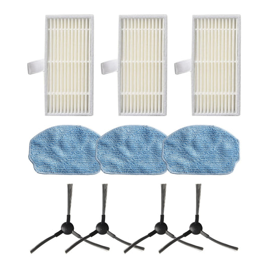 For Nedis WIFIVCB01 Vacuum Cleaner Parts Side Brush Filter Mop Cloth Side Bag Accessories Aspiradoras Para El Hogar Robot